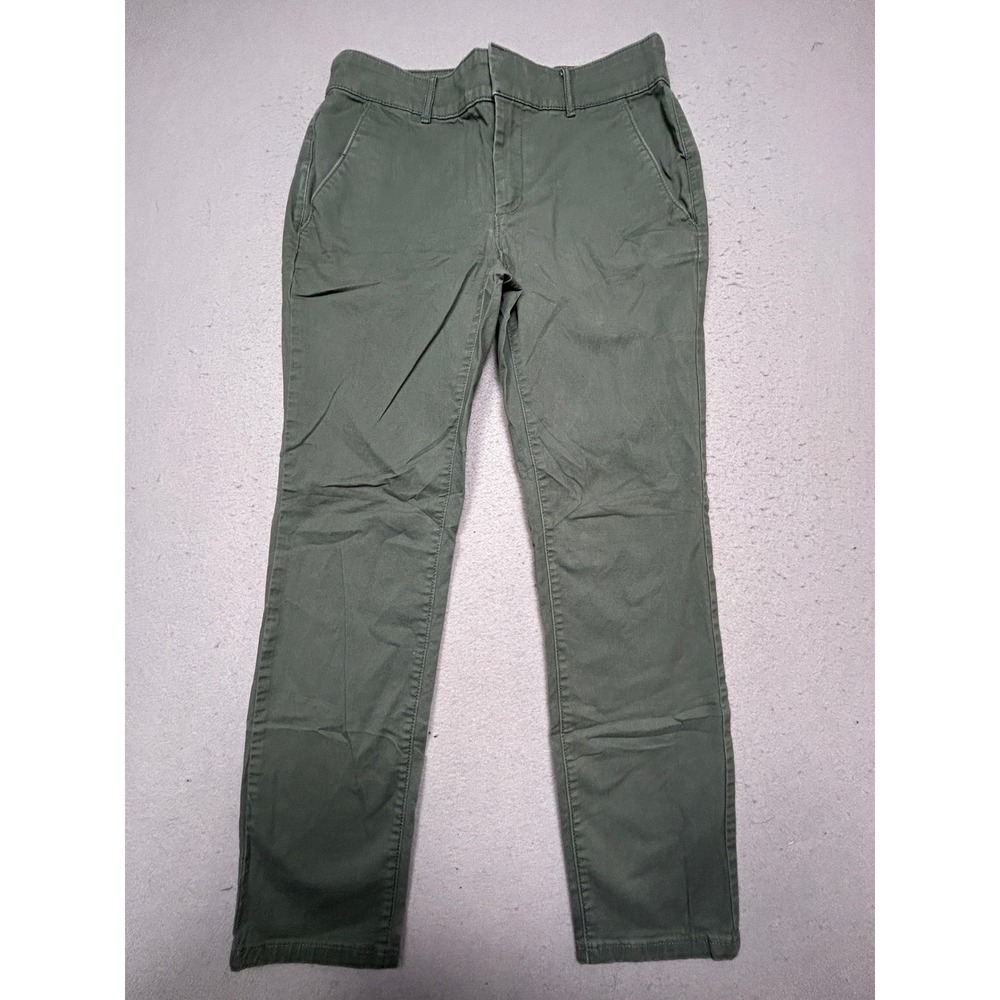 LOFT Chino Pants Cotton Blend Olive Green Size 2 Womens